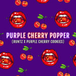 Purple Cherry Popper Square Purple Cherry Popper Square