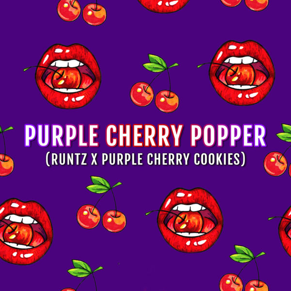 Purple Cherry Popper Square