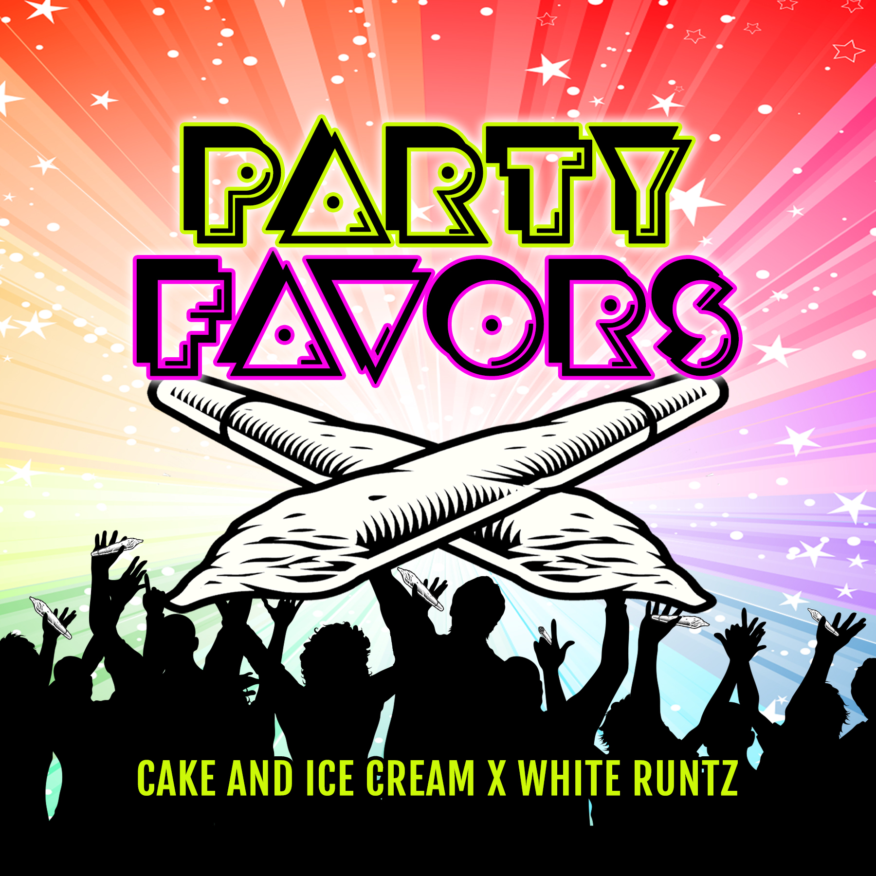 Party Favors <br> (Cake and Ice Cream x White Runtz)  4 ' i CAKE AND ICE CREAM X WHITE RUNTZ 