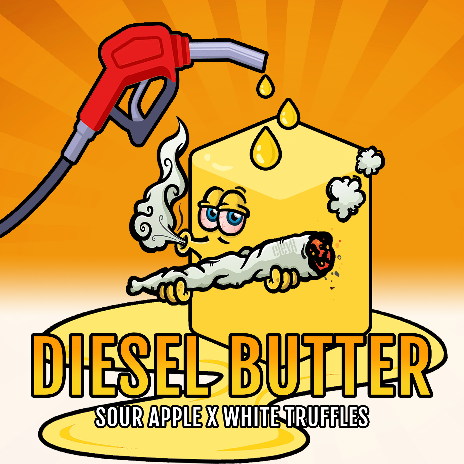 Diesel Butter <br>(Sour Apple x White Truffles)